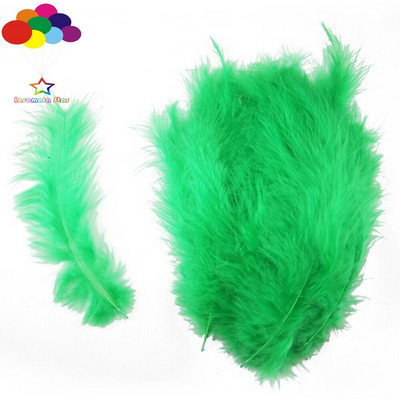 Сиви Macarons Color Turkey Feathers 100 Pcs Diy Fluff Imported for Wave Ball Gift Box Материал Dream Catcher Material