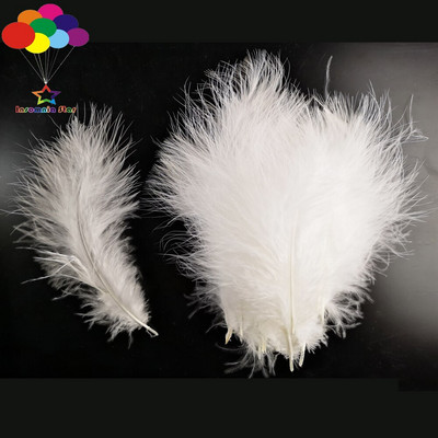Сиви Macarons Color Turkey Feathers 100 Pcs Diy Fluff Imported for Wave Ball Gift Box Материал Dream Catcher Material