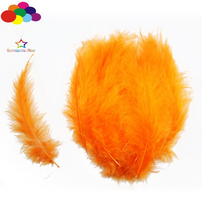 Сиви Macarons Color Turkey Feathers 100 Pcs Diy Fluff Imported for Wave Ball Gift Box Материал Dream Catcher Material