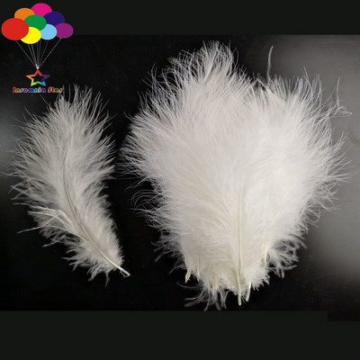 Сиви Macarons Color Turkey Feathers 100 Pcs Diy Fluff Imported for Wave Ball Gift Box Материал Dream Catcher Material