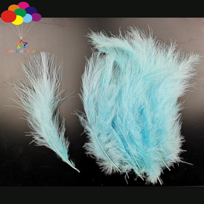 Сиви Macarons Color Turkey Feathers 100 Pcs Diy Fluff Imported for Wave Ball Gift Box Материал Dream Catcher Material