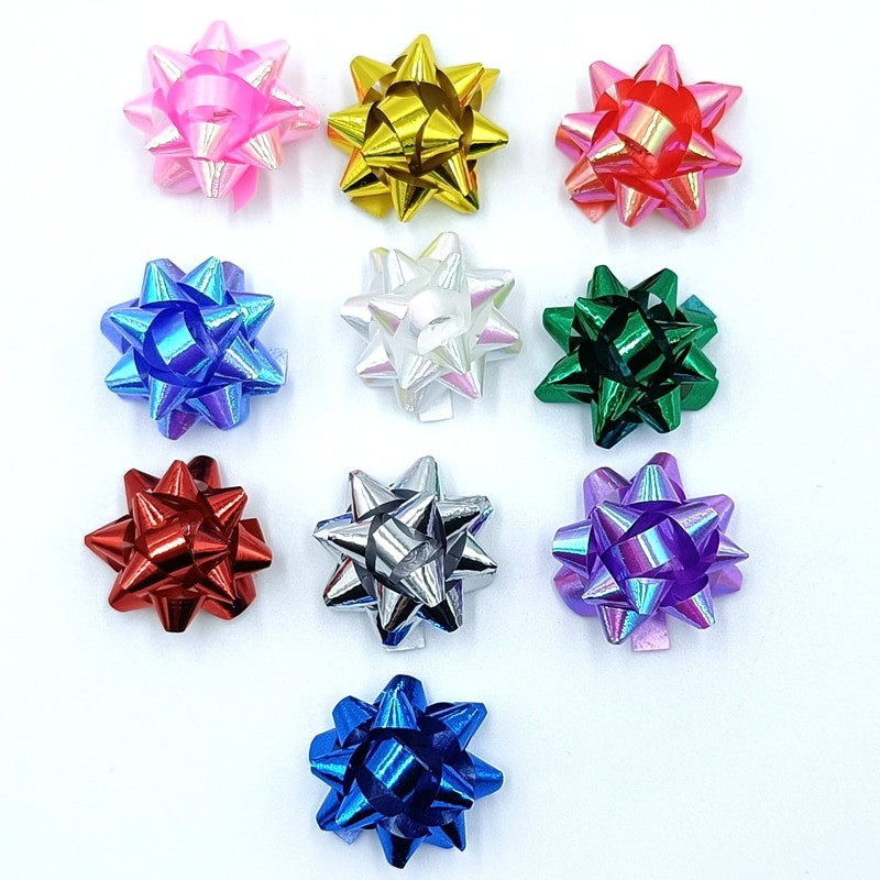 100 kom 2,5 cm mini konfeti mašne za zamotavanje poklona Mašnice za Božićne poklone, ljepljive mašne za zamotavanje poklona Vjenčani darovi