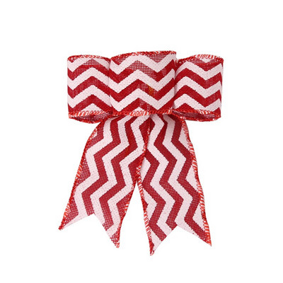 3 urechi fundă de Crăciun Panglică Decor de Anul Nou Decorat pentru brad de Crăciun Fundițe pentru artizanat Tema de Crăciun Arc mic DIY de in