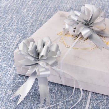 10 бр./компл. Издърпайте лък, подаръчни панделки, опаковки за цветя за сватбени събития, украса за честит рожден ден, подаръци за деня на майката, подаръци, сувенири