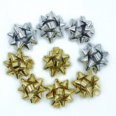 100 tk 2,5 cm minikingitusvibud, isekleepuvad jõulukinke vibud sünnipäevaks, jõuludeks, peokaunistuseks