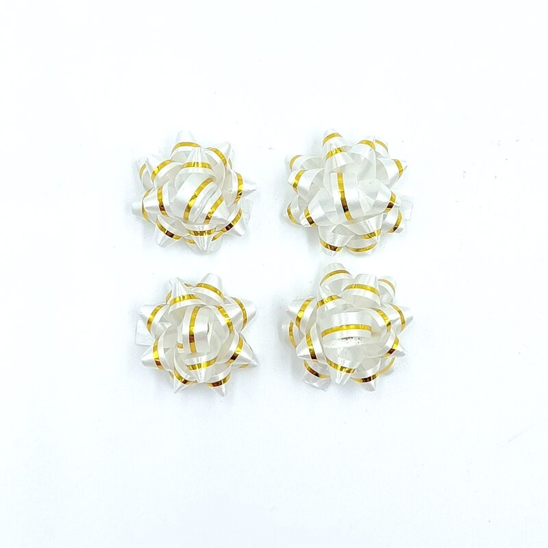 100 tk 2,5 cm minikingitusvibud, isekleepuvad jõulukinke vibud sünnipäevaks, jõuludeks, peokaunistuseks