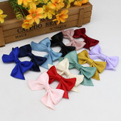 10/30KOM velike mašne satenska vrpca širine DIY ručno izrađena kopča za kosu mašna odjeća poklon ukrasi mašnom zamatanje cvijet za obrt