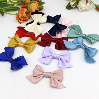 10/30KOM velike mašne satenska vrpca širine DIY ručno izrađena kopča za kosu mašna odjeća poklon ukrasi mašnom zamatanje cvijet za obrt