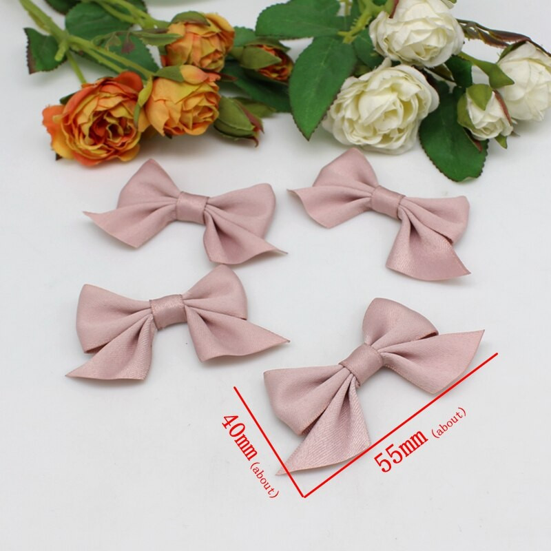 10/30KOM velike mašne satenska vrpca širine DIY ručno izrađena kopča za kosu mašna odjeća poklon ukrasi mašnom zamatanje cvijet za obrt