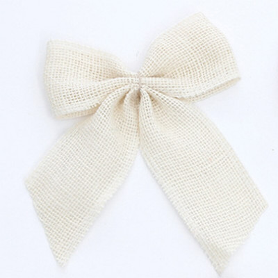 4 kom/lot Božićna mašna Bowknot Crafts Mala lanena mašna Božićni ukrasi za vjenčanje Mašna Dekoracija za dom Traka mašna