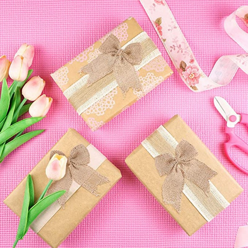 30 kom. Kolet mašne Kolet mašna čvor Ručno izrađen kolet za božićno ukrašavanje drvca Festival blagdanske zabave