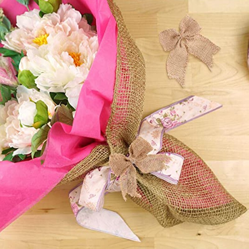 30 kom. Kolet mašne Kolet mašna čvor Ručno izrađen kolet za božićno ukrašavanje drvca Festival blagdanske zabave