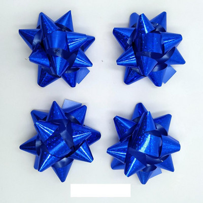 Glitter Star vibud, kingituste pakkimisega vibud-jõululindiga kinkekibud, 2 3/4" tolli (10 tk)