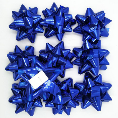 Glitter Star vibud, kingituste pakkimisega vibud-jõululindiga kinkekibud, 2 3/4" tolli (10 tk)