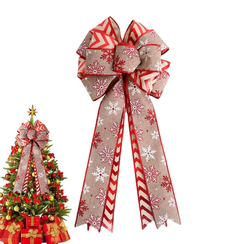 Jõuluvibud 1 tk. Jõululindiga vibukaunistus Sädelevad punased pärjad Vibu jõulupuu jaoks kodu pühadefestival 