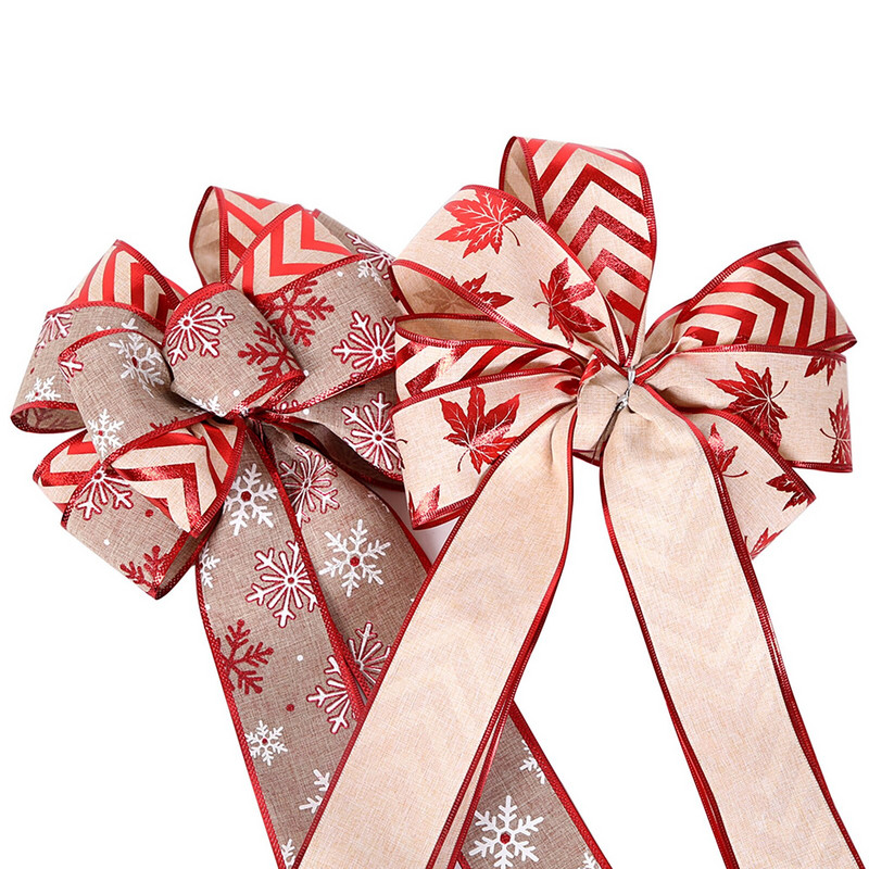 Jõuluvibud 1 tk. Jõululindiga vibukaunistus Sädelevad punased pärjad Vibu jõulupuu jaoks kodu pühadefestival 