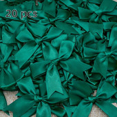 20 tk 85*85 mm roosad satiinpaelaga vibud kaunistuspaketid kingituseks väikesed lillelised vibud käsitööks pulmade vibu sünniks isetegemise peokaunistus