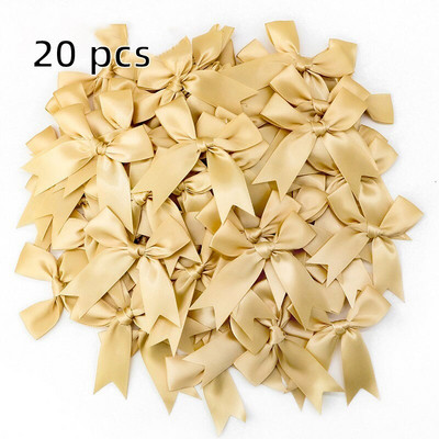 20 tk 85*85 mm roosad satiinpaelaga vibud kaunistuspaketid kingituseks väikesed lillelised vibud käsitööks pulmade vibu sünniks isetegemise peokaunistus