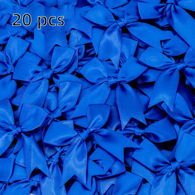 20 tk 85*85 mm roosad satiinpaelaga vibud kaunistuspaketid kingituseks väikesed lillelised vibud käsitööks pulmade vibu sünniks isetegemise peokaunistus