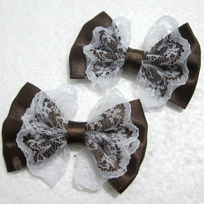 Organza satenska vrpca Mašna Appliques Craft DIY Wedding 10kom 55mm*35mm A01