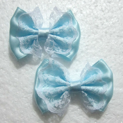 Organza satenska vrpca Mašna Appliques Craft DIY Wedding 10kom 55mm*35mm A01