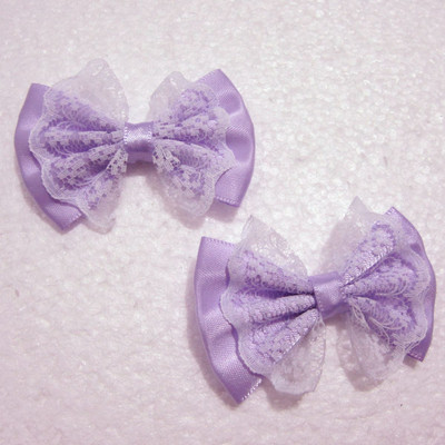 Organza satenska vrpca Mašna Appliques Craft DIY Wedding 10kom 55mm*35mm A01