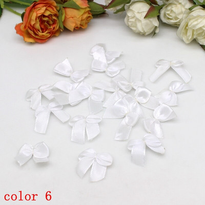 50/100 tk Segatud väikesed lintkibud 25 mm Käsikiki-sõlme lips Väikesed vibud käsitööks Pulmapeokaunistused Aksessuaarid