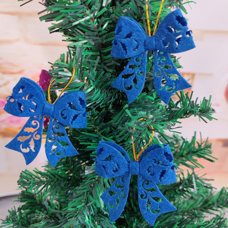 5 buc. Arcuri DIY Arcuri cadou pentru petrecere de Crăciun Decor cu sclipici pentru brad de Crăciun Pandantiv Accesorii pentru decorare