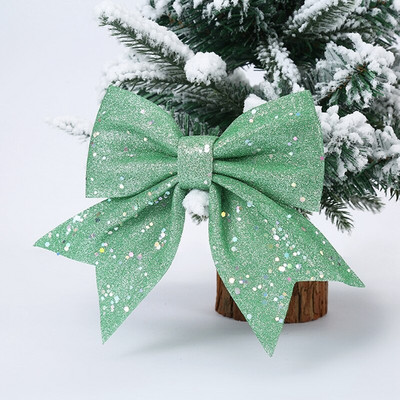 1 tk vibu riputatav dekoratiiv jõulukaunistuseks kodu kuldne hõbepunane vibupuu jõulupuu kaunistused uusaasta Navidad
