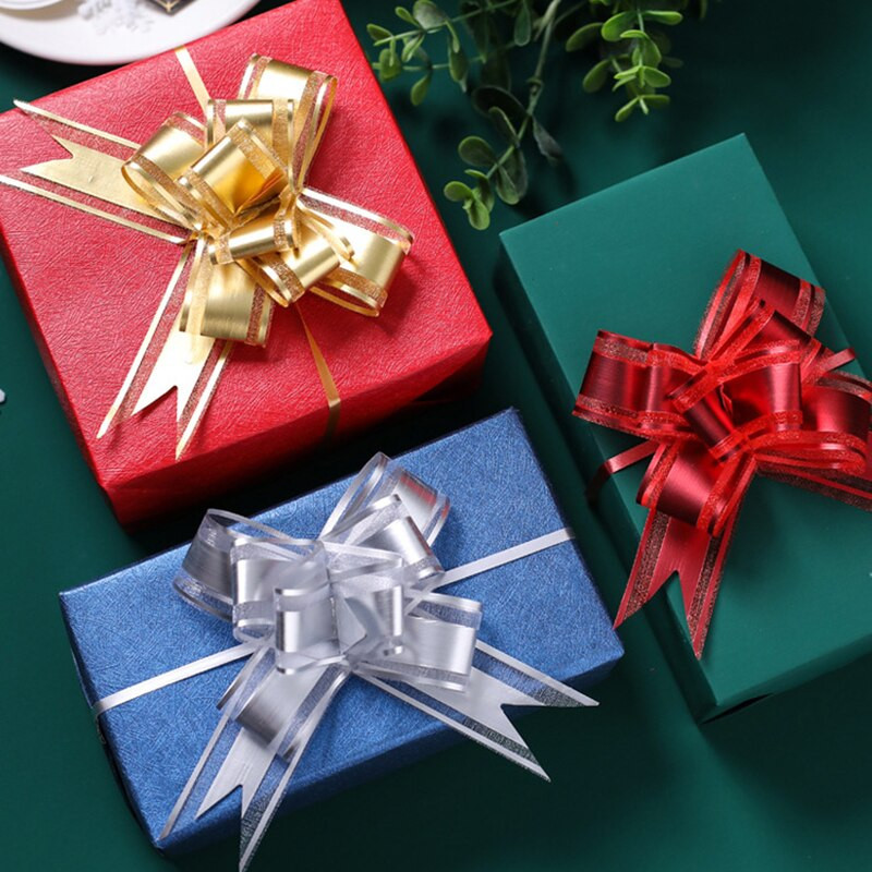 10 tk suur jõulukaar, kuldne hõbepunane vanik, pakkimine, jõulukaunistused kodu lastele kingituseks jõulupuuehe