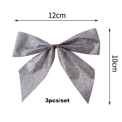 Ukrasi za božićno drvce Buffalo karirano laneno platno Mašne za rukotvorine Božićni vijenci Ukrasna mašna za kućna vrata Happy Navidad