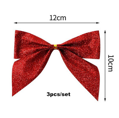 Ukrasi za božićno drvce Buffalo karirano laneno platno Mašne za rukotvorine Božićni vijenci Ukrasna mašna za kućna vrata Happy Navidad