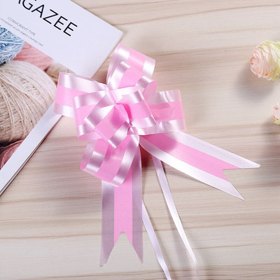 10 tk Ilus ühevärviline tõmmatav vibu lint kingituste pakkimine lilledega vibu sõlmepeo pulmaautotoa kaunistamine kingituste kasti eelised