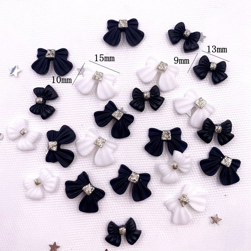 40 komada smole, sjajna, lijepa mašna, ravni dijamant, DIY vjenčani spomenar, ukrasi, ukrasi za nokte, dodaci, umjetnost