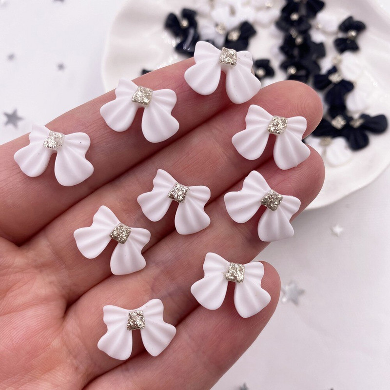 40 komada smole, sjajna, lijepa mašna, ravni dijamant, DIY vjenčani spomenar, ukrasi, ukrasi za nokte, dodaci, umjetnost