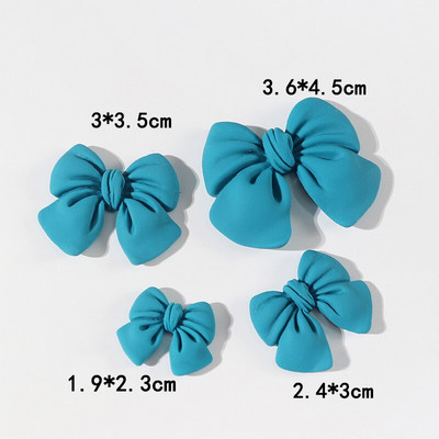 4 bucăți loturi de margele libere cadou de Crăciun decor fundă bricolaj rășină din plastic cu spate plat pentru albume de albume mărgele de slime pentru fabricarea de bijuterii