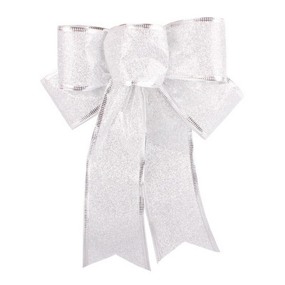 Velika božićna mašna Dekoracija Božićni ukras Mašna Ručno rađena kutija za umotavanje poklona Ukrasne velike mašne Dekoracija vjenčanja za novogodišnju zabavu