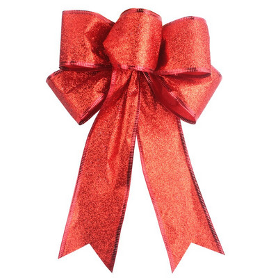 Velika božićna mašna Dekoracija Božićni ukras Mašna Ručno rađena kutija za umotavanje poklona Ukrasne velike mašne Dekoracija vjenčanja za novogodišnju zabavu