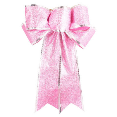 Velika božićna mašna Dekoracija Božićni ukras Mašna Ručno rađena kutija za umotavanje poklona Ukrasne velike mašne Dekoracija vjenčanja za novogodišnju zabavu