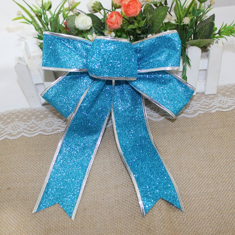 Velika božićna mašna Dekoracija Božićni ukras Mašna Ručno rađena kutija za umotavanje poklona Ukrasne velike mašne Dekoracija vjenčanja za novogodišnju zabavu