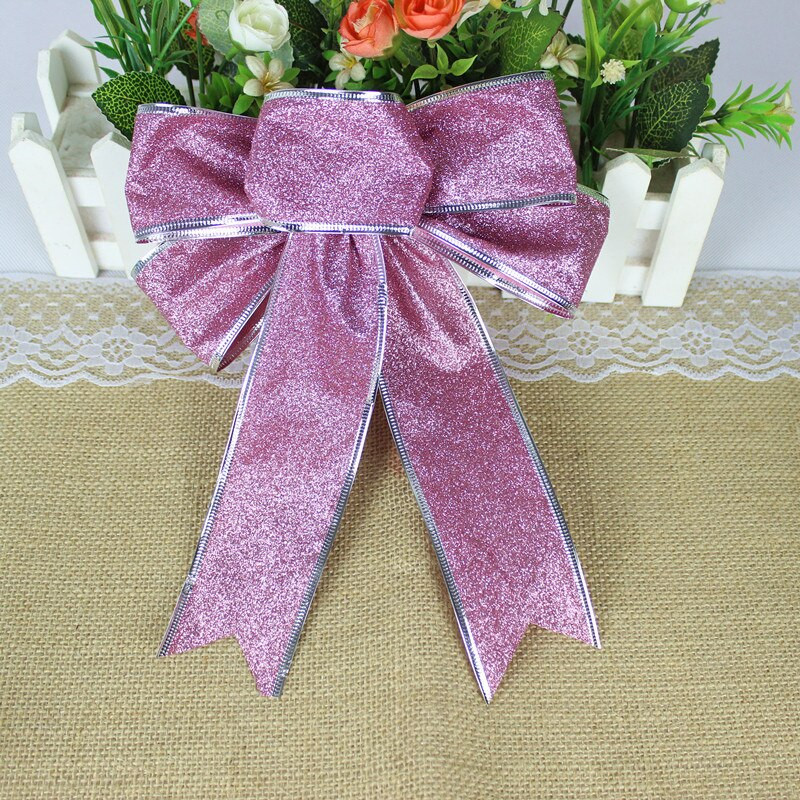 Velika božićna mašna Dekoracija Božićni ukras Mašna Ručno rađena kutija za umotavanje poklona Ukrasne velike mašne Dekoracija vjenčanja za novogodišnju zabavu