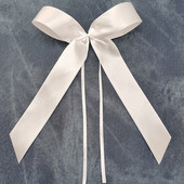 (50 tk/pakk) 20cm valge käsitsi valmistatud lintkaar Tüdrukutele Riietus Aksessuaarid Pühadekingitused Pulmad Käsitsi valmistatud DIY Dekoratsioon