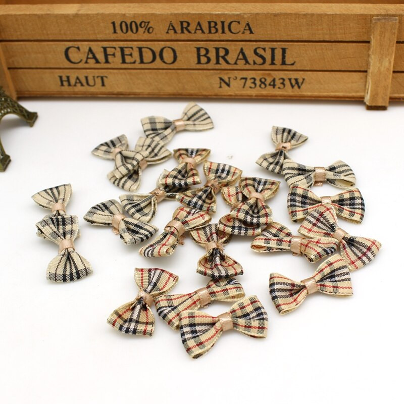 50 buc./lot DIY panglica mica din satin papion nunta album de album ornamente decoratiuni 1,5 cm * 3 cm