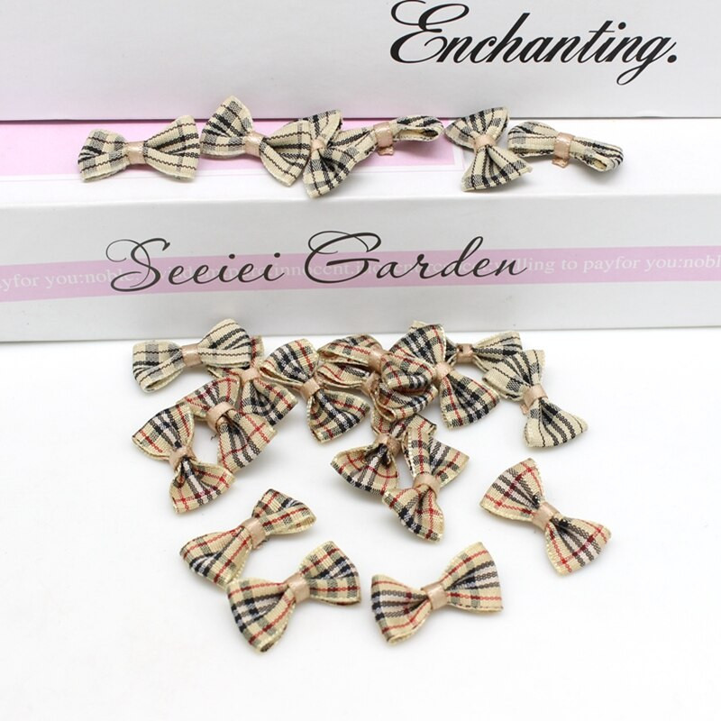 50 buc./lot DIY panglica mica din satin papion nunta album de album ornamente decoratiuni 1,5 cm * 3 cm