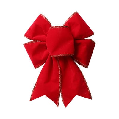 15vnt/stal Tvirtas aksominis aukso kraštas Kalėdinis dekoratyvinis lankelis overlokas vielos aksominės juostelės lankeliai kalėdinėms dekoracijoms