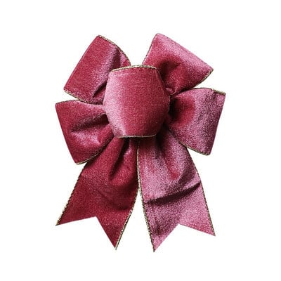 15vnt/stal Tvirtas aksominis aukso kraštas Kalėdinis dekoratyvinis lankelis overlokas vielos aksominės juostelės lankeliai kalėdinėms dekoracijoms