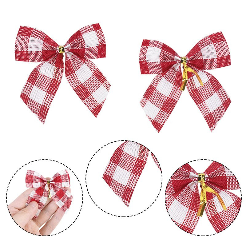 10/20 vnt. Mini kalėdinis lankelis, pakabinamas eglutėje, kalėdinis papuošalas namams Navidad Naujųjų metų vakarėlio dekoras 2023 m.