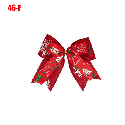 Fundă de Crăciun cu ridicata Panglică 2023 Decor de Anul Nou Decorat pentru brad de Crăciun Fundițe pentru meșteșuguri Tema de Crăciun Fundă de in mărime mare