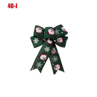 Fundă de Crăciun cu ridicata Panglică 2023 Decor de Anul Nou Decorat pentru brad de Crăciun Fundițe pentru meșteșuguri Tema de Crăciun Fundă de in mărime mare