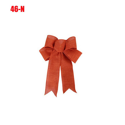 Fundă de Crăciun cu ridicata Panglică 2023 Decor de Anul Nou Decorat pentru brad de Crăciun Fundițe pentru meșteșuguri Tema de Crăciun Fundă de in mărime mare